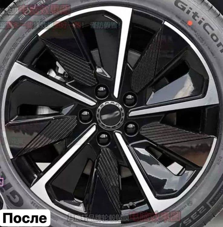 Наклейка на диск BYD Champion 2025 — 2