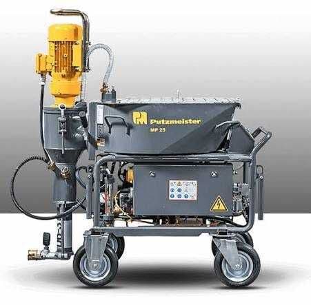 Putzmeister MP Rotband rotban Shtukaturka  apparat.  Ротбанд — 2