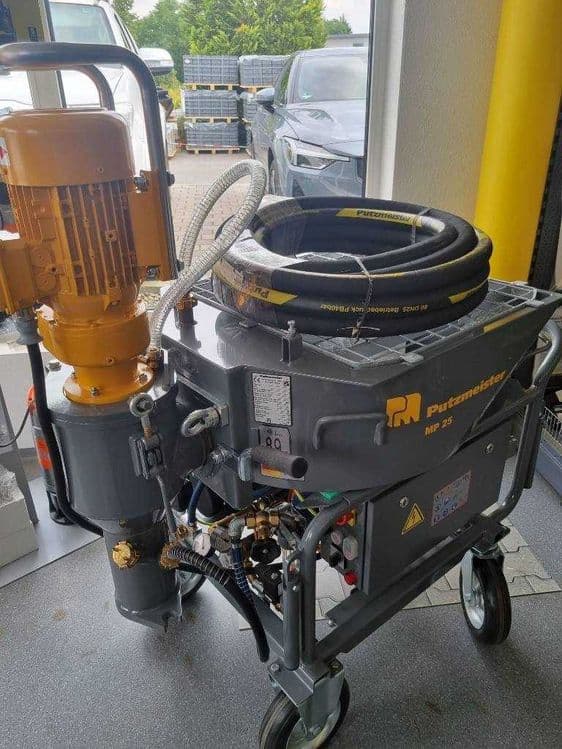 Putzmeister MP Rotband rotban Shtukaturka  apparat.  Ротбанд — 3