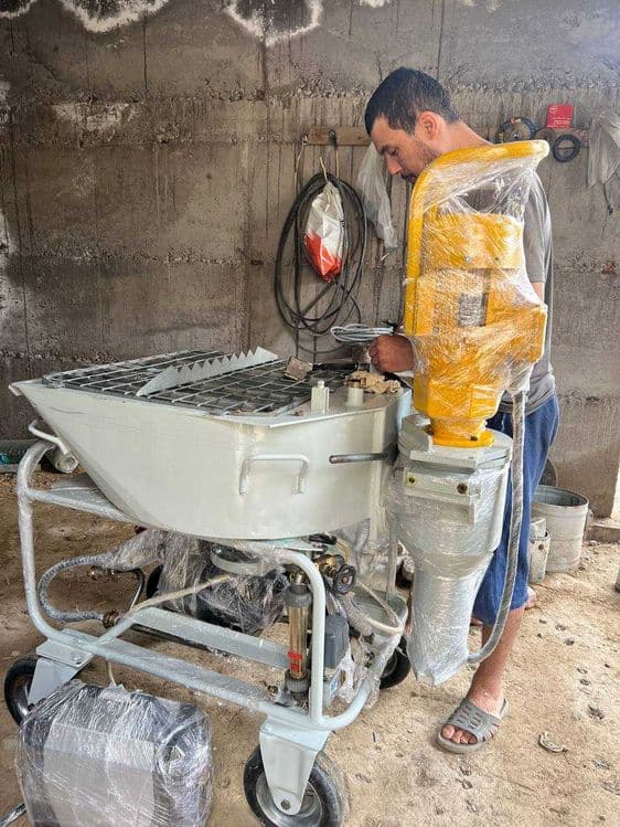 Putzmeister MP Rotband rotban Shtukaturka  apparat.  Ротбанд — 4