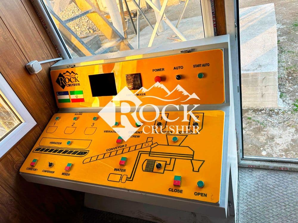 Бетонный завод 60 м3 куб, от Rock Crusher Иран — 3