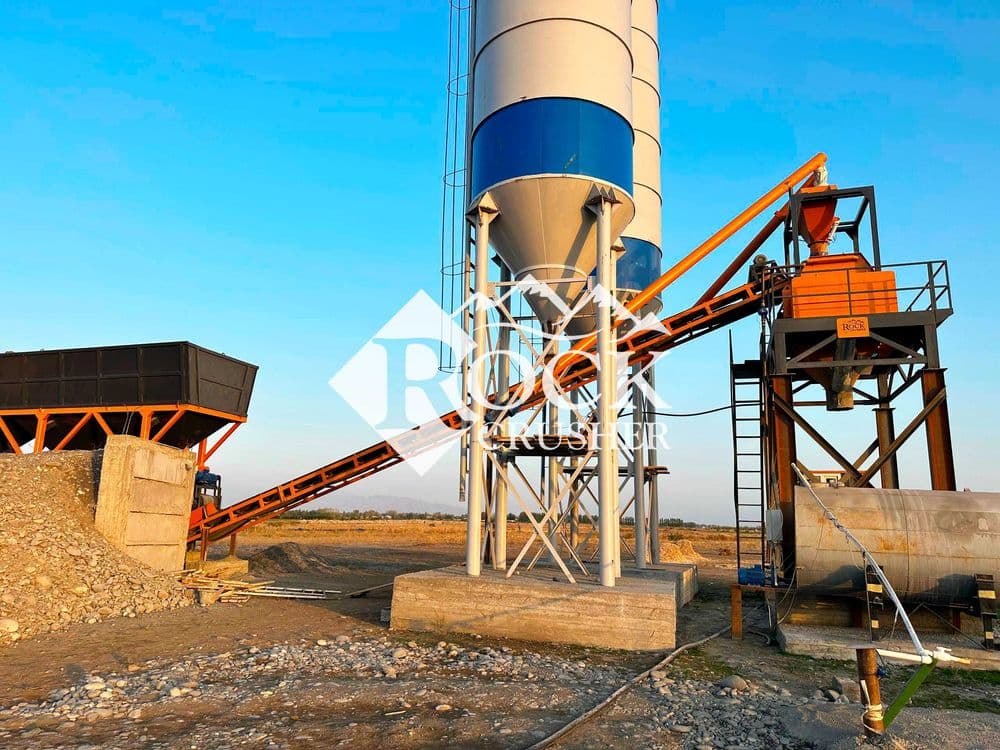 Бетонный завод 60 м3 куб, от Rock Crusher Иран — 4