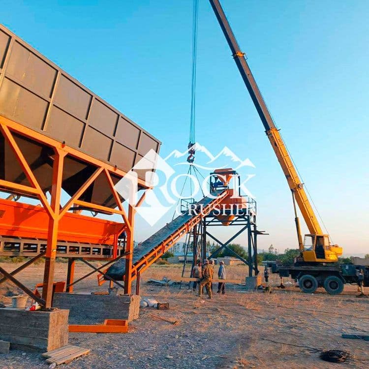 Бетонный завод 60 м3 куб, от Rock Crusher Иран — 7