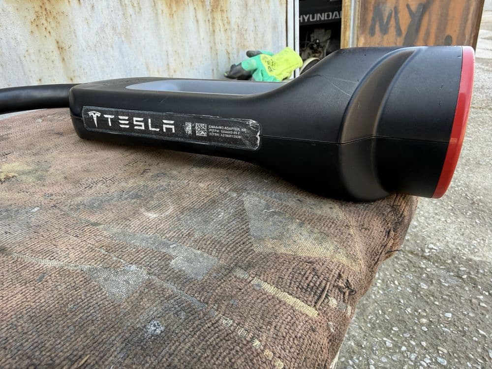 * Chademo - Tesla nacs оригинальный переходник для быстрой зарядки — 3