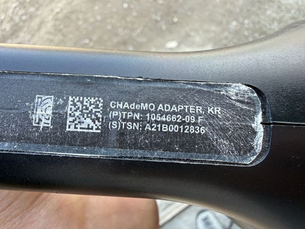 * Chademo - Tesla nacs оригинальный переходник для быстрой зарядки — 7