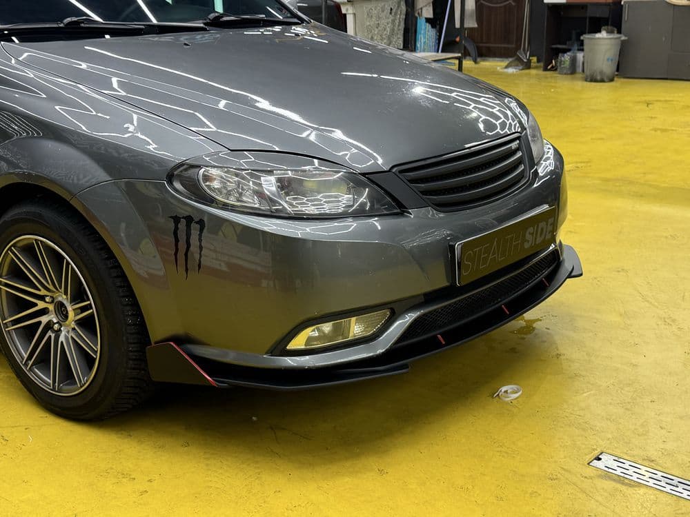 Gentra Lacetti Spoiler tuning Сплиттер Обвесы — 1