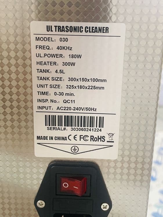 Moyka ultrazvuk sotiladi 4.5L — 4