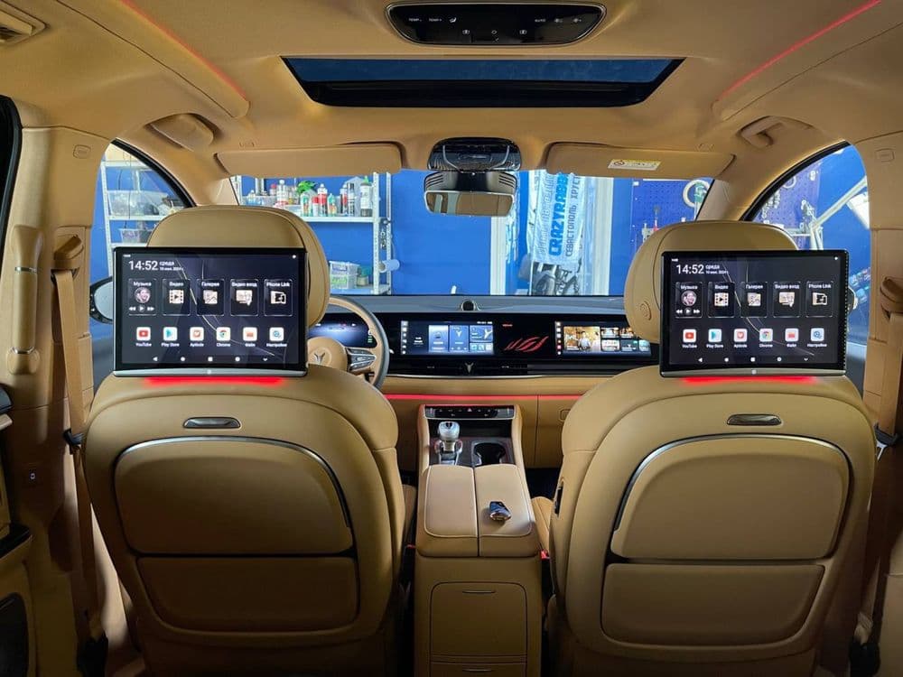 * Premium Android мониторы на подголовники авто 13 дюйм сенсорные — 2