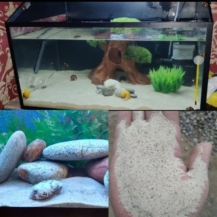 Kvarts qumi akvarium uchun — 1