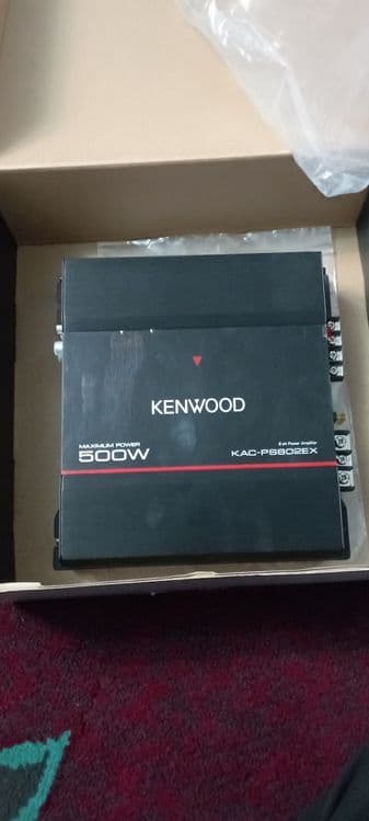 KENWOOD 500W USLITEL. Xolati yangi xali ishlatilmagan — 4
