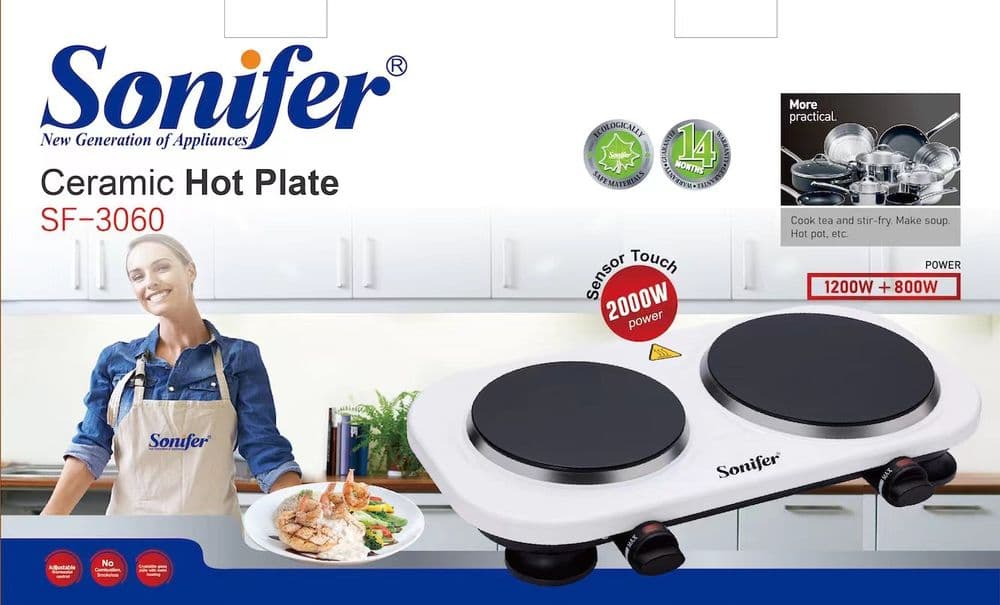 Электрическая плита керамическая плитка Sonifer sf-3060 — 2