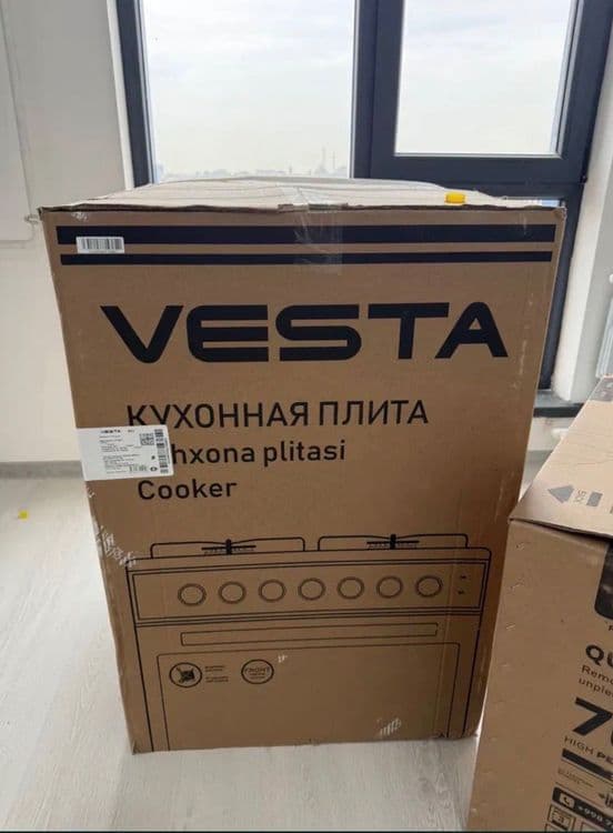 Gaz plita. Vesta, yangi upakovkada. Skidka, ulgurib qoling. — 1