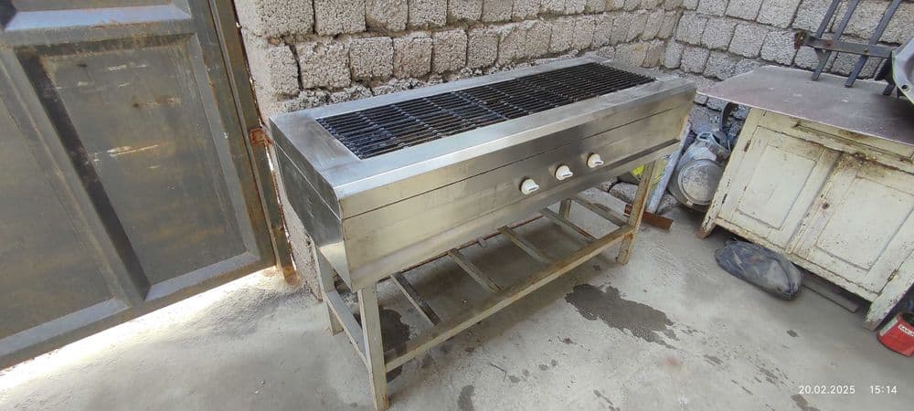 Газплита 3х 1400x500x900 — 2