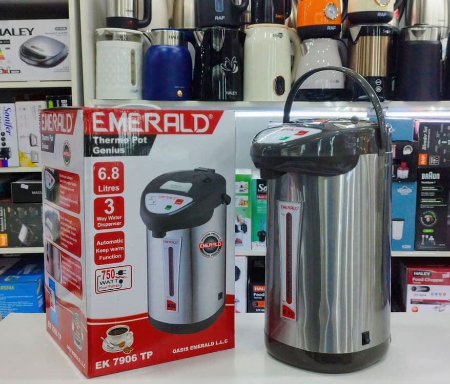 Термопот Termopot Термос чайник Termos Choynak 6,8 л 6.8 l Emerald — 1