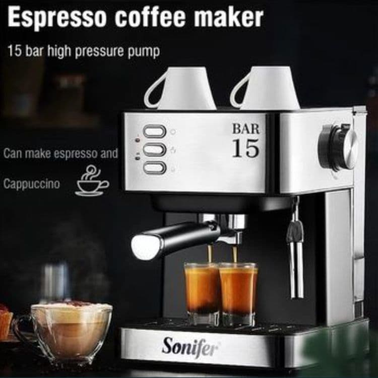 Кофемашина кофеварка эспрессо латте капучино Sonifer sf-3535 — 7