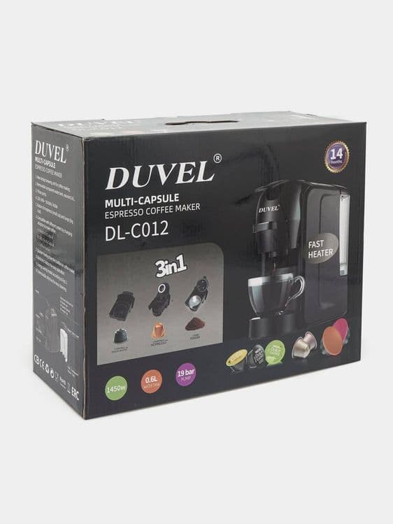 Duvel 3в1 dl-c012 кофе машина капучино лате kofe delonghi philips — 2
