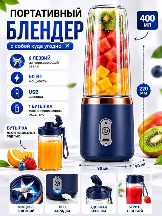 Портативний блендер — 3