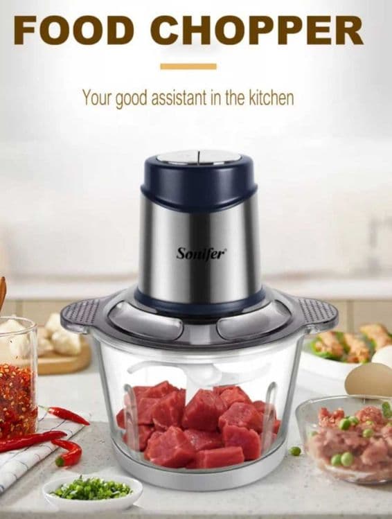 Чоппер измельчитель для мяса и овощей Chopper Sonifer sf-8078 — 5