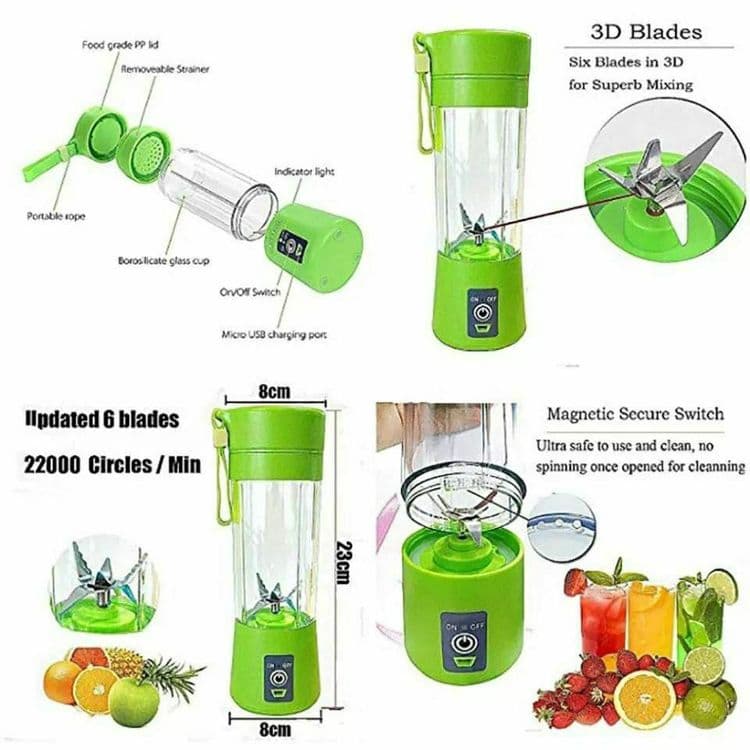 Mini blender blendr мини блендер сокивижималка  доставка бесплатная — 5