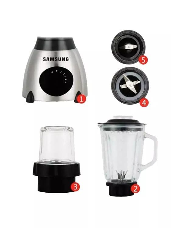 Samsung blender 3 ta 1 da, kundalik smuzi, kofe va sabzavot maydalash — 1