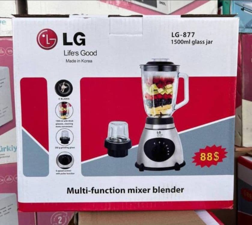 LG Стационарный блендер Стационарный блендер, серебристый — 2