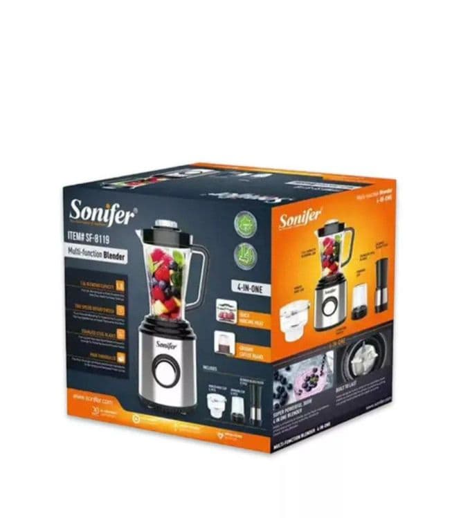 Sonifer 4в1 Блендер, овощерезка, мясорубка, кофемолка sf-8119 — 3