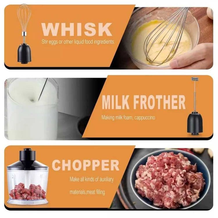 SONIFER 5 IN 1 Погружной блендер 5 скоростей работы + турборежим. — 5
