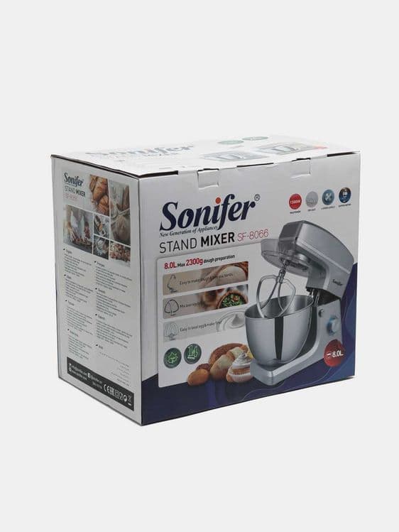 Продается миксер мешалка Sonifer SF-8066, чаша 8 л, 6-скоростей — 3