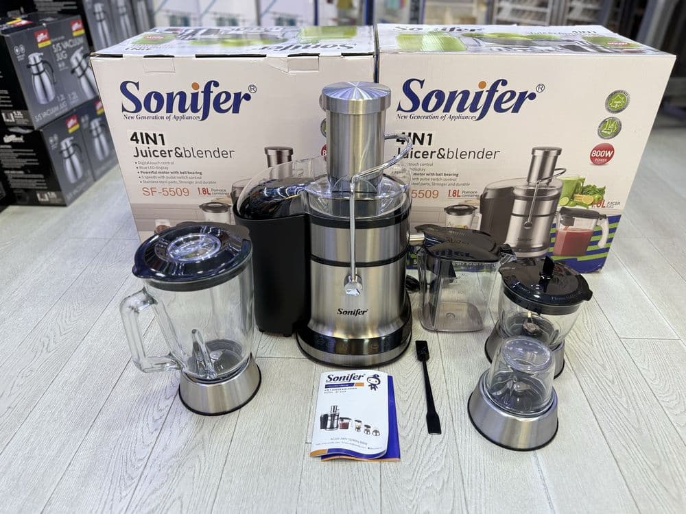 Sonifer 4ta 1da blender, sharbatchiqaruvchi, maydalagich сокавыжымалка — 1