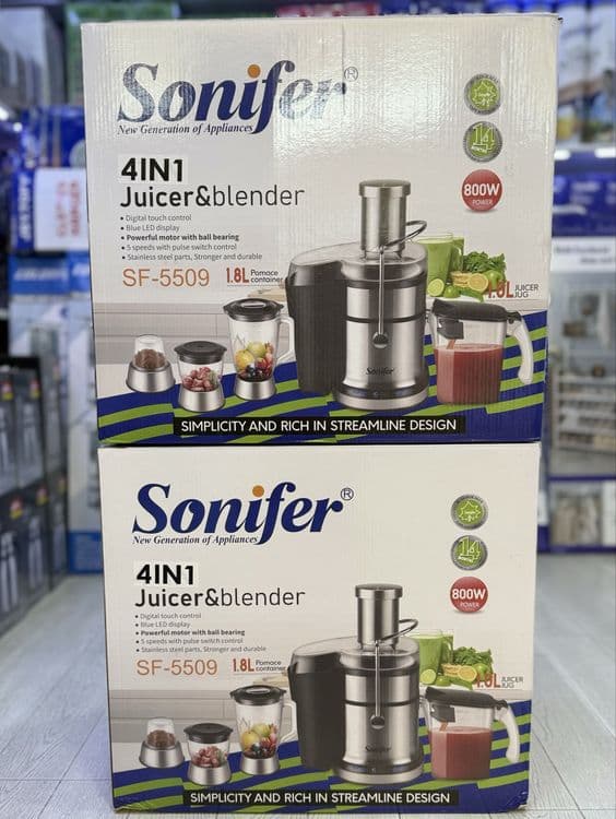 Sonifer 4ta 1da blender, sharbatchiqaruvchi, maydalagich сокавыжымалка — 2