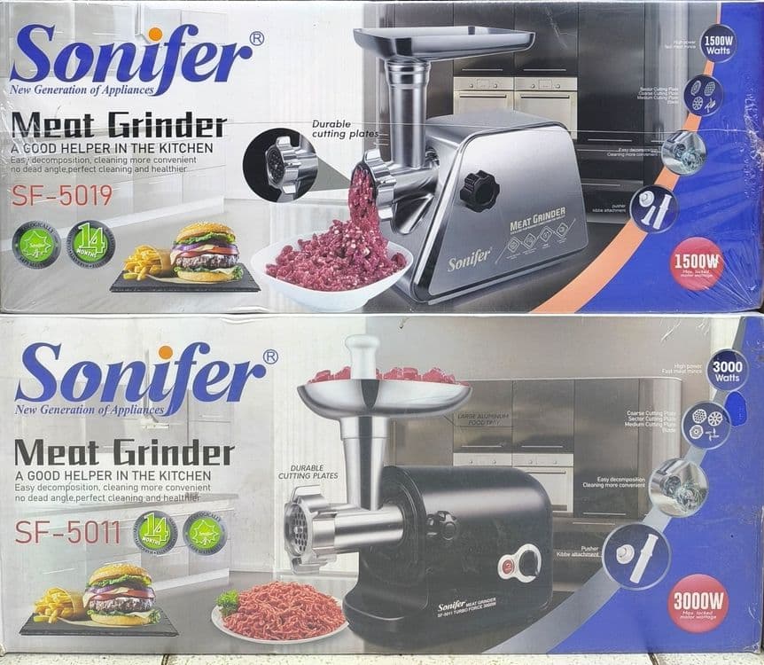 Супер новый профессиональный мясорубка Sonifer, Gosht qiymalagich — 1