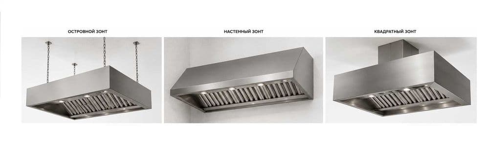 Зонт настенный Акция  размер, вытяжка ( нержавейка ) — 1
