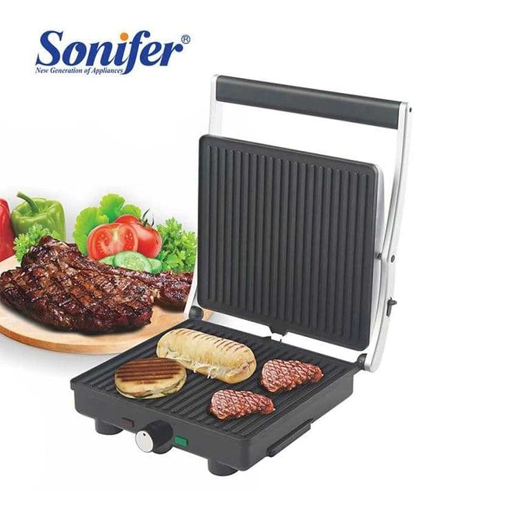 Электрический гриль Sendvich Lavash Gamburger Sonifer SF-6052 изгара — 3
