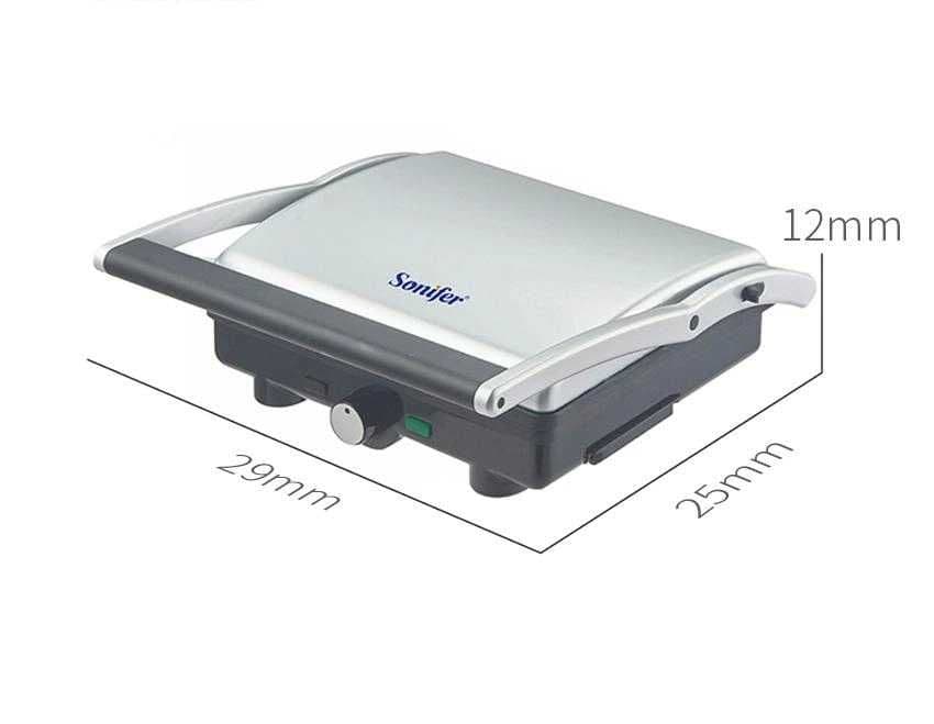 Электрический гриль Sendvich Lavash Gamburger Sonifer SF-6052 изгара — 4