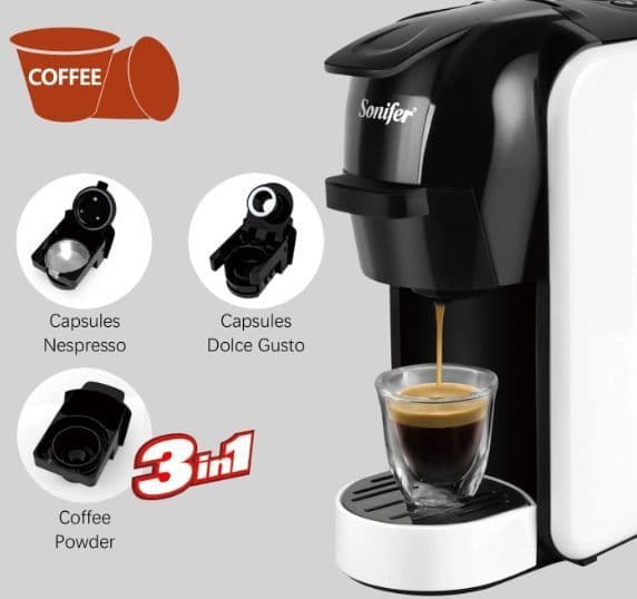 Sonifer 3в1 Капсулная Кофемашина Nespresso, Coffee sf-3539 — 3