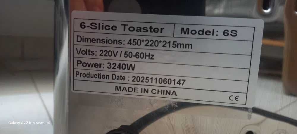 Elektr.onniy non qizdiradigan aparat jixoz.i Electric conveyor toaster — 5