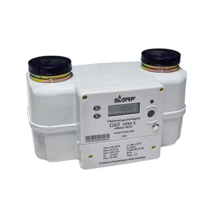 Ultrazvukli gaz hisoblagichlar Sarf turi, G4 dan G65 gacha — 2