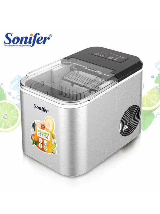 Ледогенератор Sonifer SF-6525 настольный 1,6 л серебристый.muz1 — 1