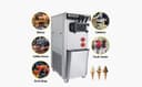 Soft Ice Cream Machine 3 Dispenserli Мороженое Аппарат Кафе Бизнес