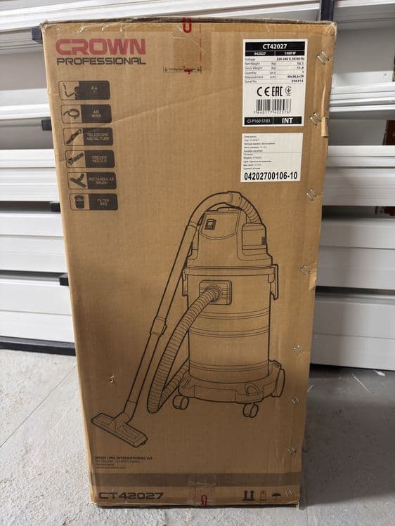 Строительный Пылесос CROWN 30L — 4