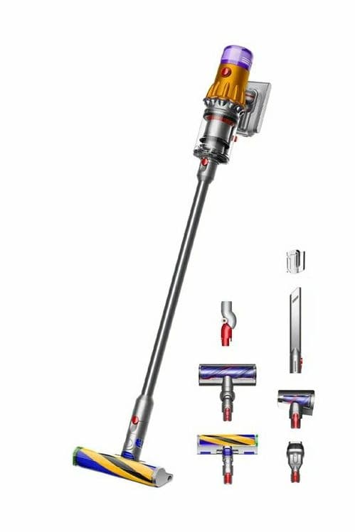Пылесос Dyson V12 Detect slim absolute (SV46) UK, yellow/nickel — 2