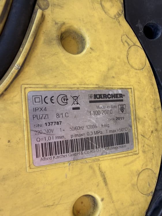 * KARCHER Puzzi 8.1C оригинал Италия профессиональный пылесос для химч — 4