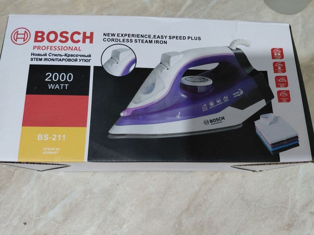 Продаётся утюг Bosch новый за 500.000 сум — 1