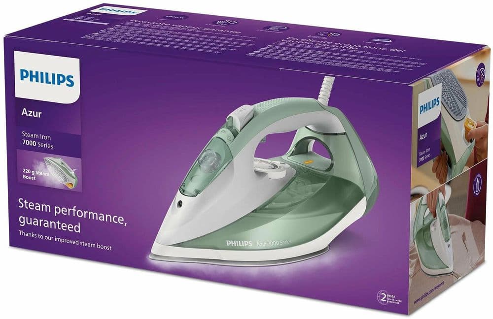 Доставка!  ORIGINAL! Philips Dazmol Утюг Azur 7000 DST7012 — 2