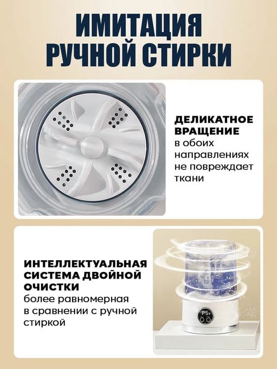 Мини стиральная машинка — 4