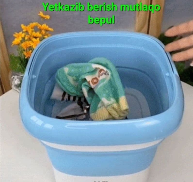 Мини стиральная машина  kir moshina O'zb bo'ylab yetkazib berish bepul — 2