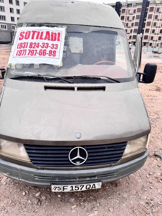 Srochni Sprinter Mercedes-Benz 212D  YUK FURGON 1996-yil sotiladi