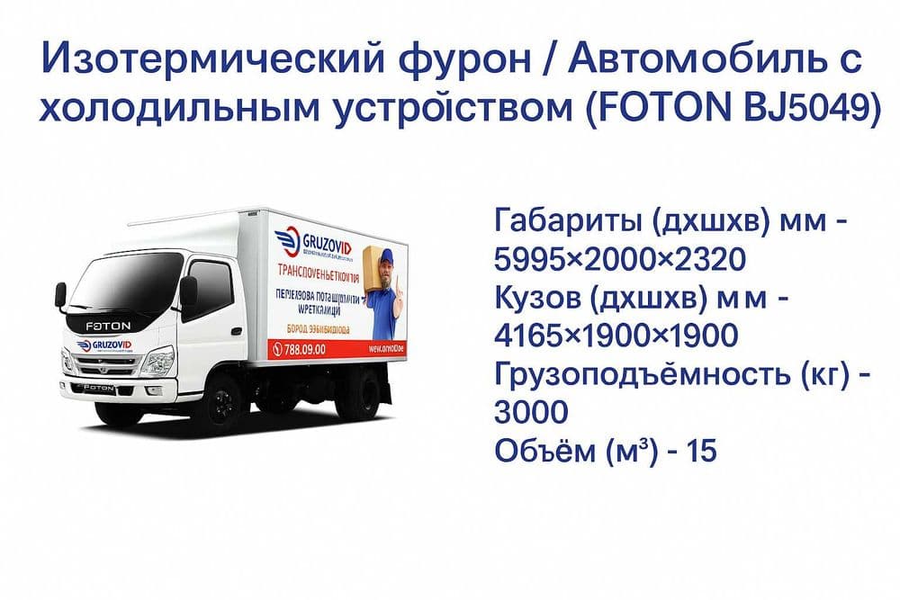 Продам Изотермический фургон FOTON BJ5049 — 1