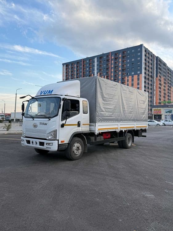 Сотувга тайёр!!! Автофургон Бортовой с тентом FAW Tiger V [28,2 м³] — 1