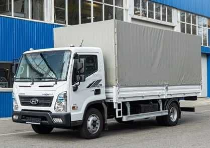 Бортовой автоплатформа с тентом Hyundai Mighty EX8 - 24 куб.м/27 куб.м — 1